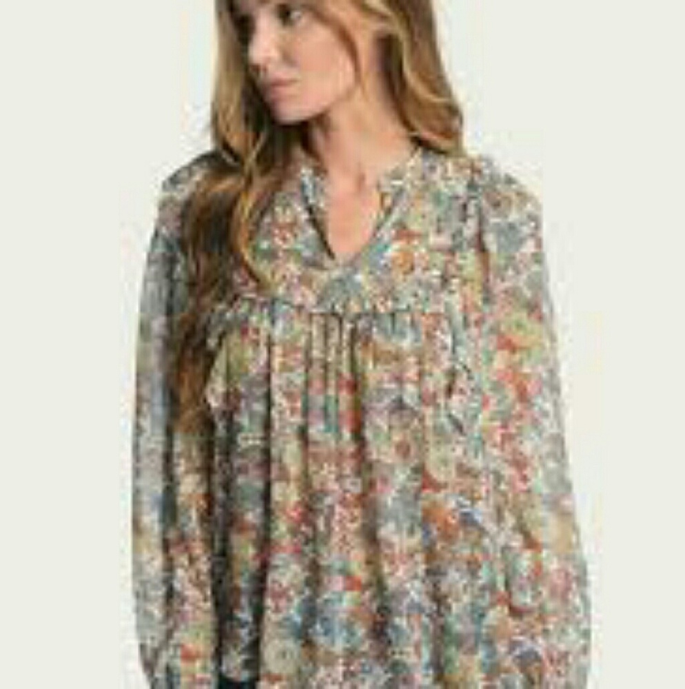 Frye Magdalena Silk Blouse XL